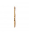 The Humble Co Humble Brush, Οδοντόβουρτσα Bamboo Medium Ενηλίκων Άσπρη, 1 τμχ