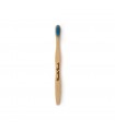 The Humble Co Humble Brush, Οδοντόβουρτσα Bamboo Medium Ενηλίκων Μπλε, 1 τμχ