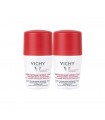 VICHY Deodorant Stress Resist Roll-On, Αποσμητικό για Έντονη Εφίδρωση (-50% στο Δεύτερο Προϊόν), 2x50ml