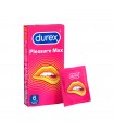 DUREX Pleasure Max Προφυλακτικά, 6 τμχ