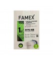 FAMEX Μάσκα Προστασίας FFP2 NR Λαχανί, 10τμχ